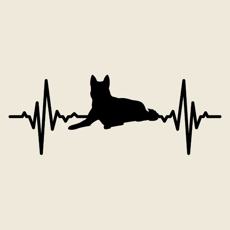 Hunde Herzlinie