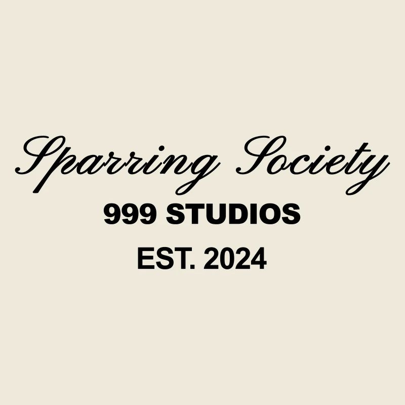 Sparring society Imprimé blanc
