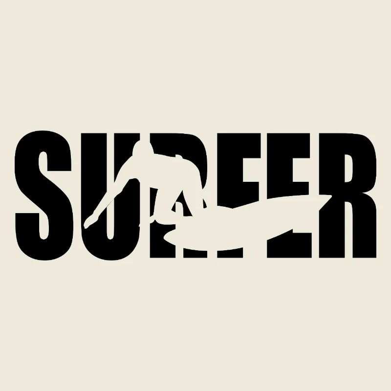 Design de surfeur classique – Vagues et liberté