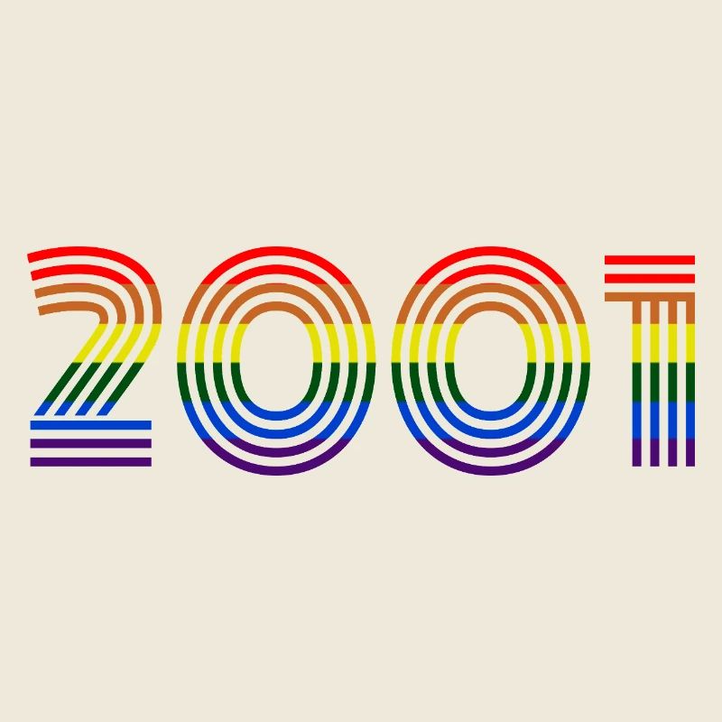 Retro Regenbogen 2001 Design