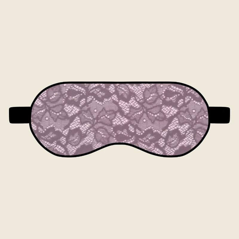 Schlafmaske mit Lavendel-Spitzen-Textur