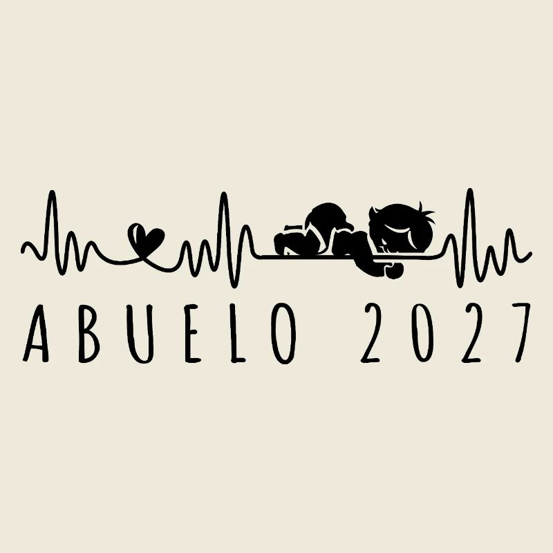 Abuelo 2027 Latido Corazón Anuncio Embarazo