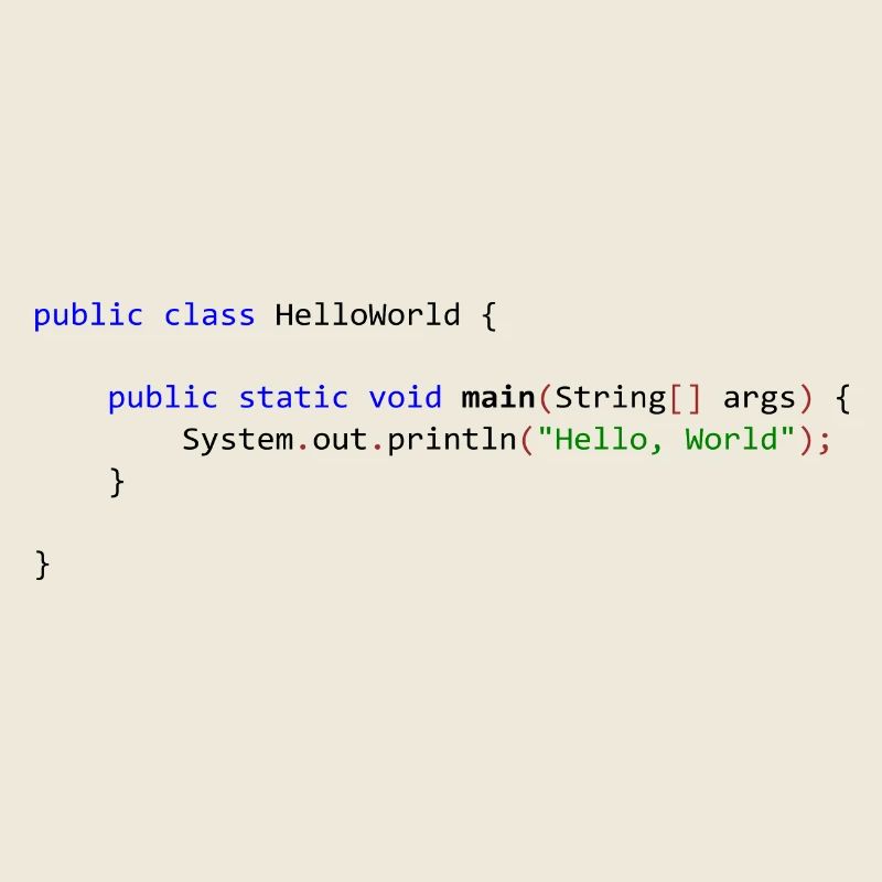 Hello World in Java