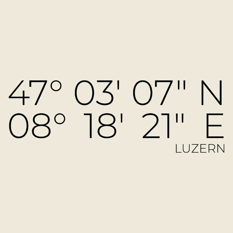 Coordonnées Lucerne