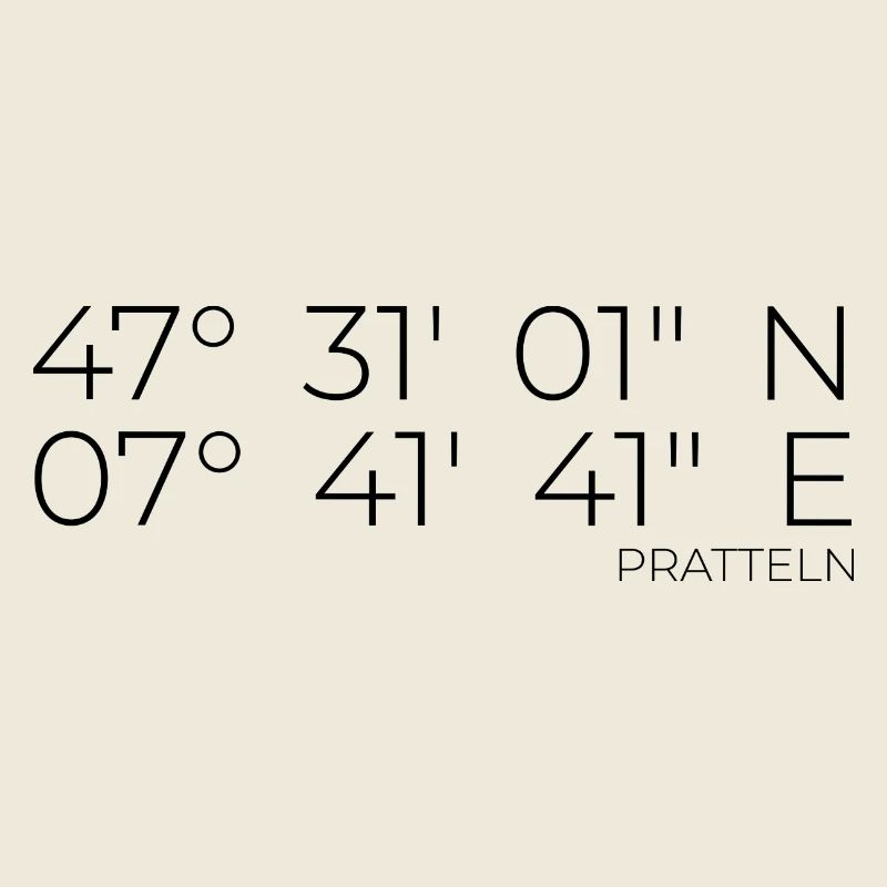 coordinates Pratteln Switzerland