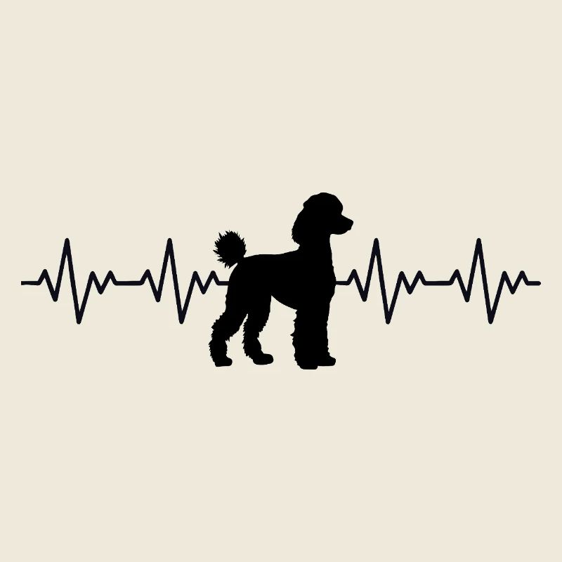 Pudel EKG Herzschlag