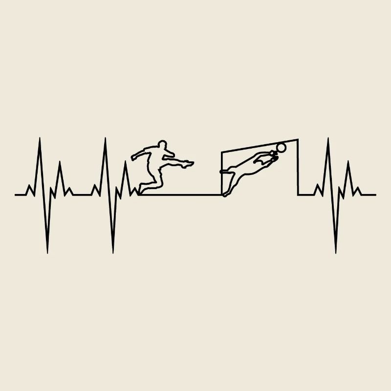 Football électrocardiogramme ECG