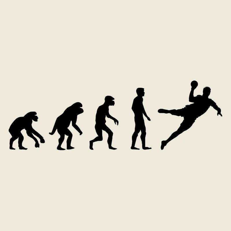 Evolution Handball lustig Design Mannschaft icon