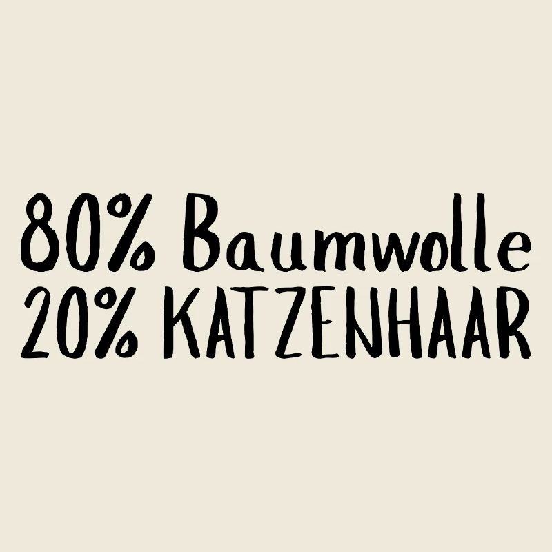 80% Baumwolle 20% Katzenhaar Katze