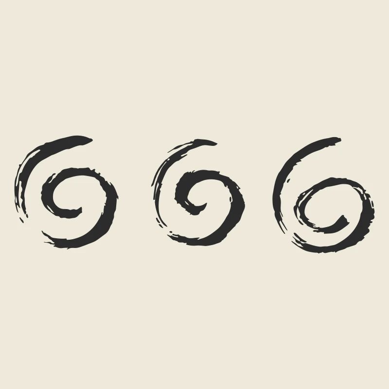 Triple Brush Circles