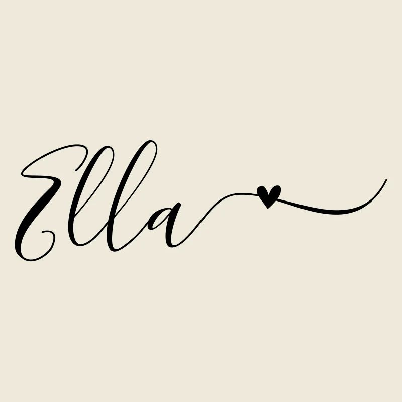 Ella Name Vorname Dekorativ