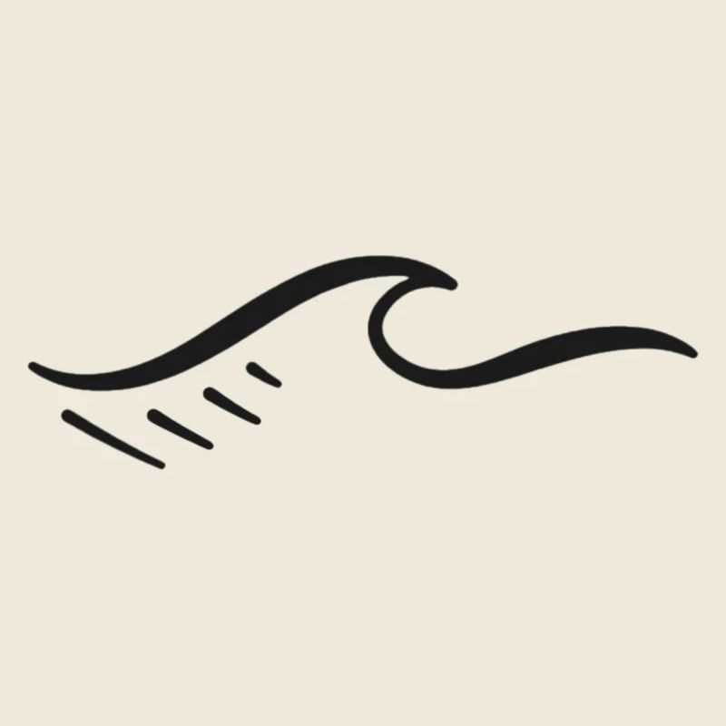 Abstract Geometric Wave Pattern