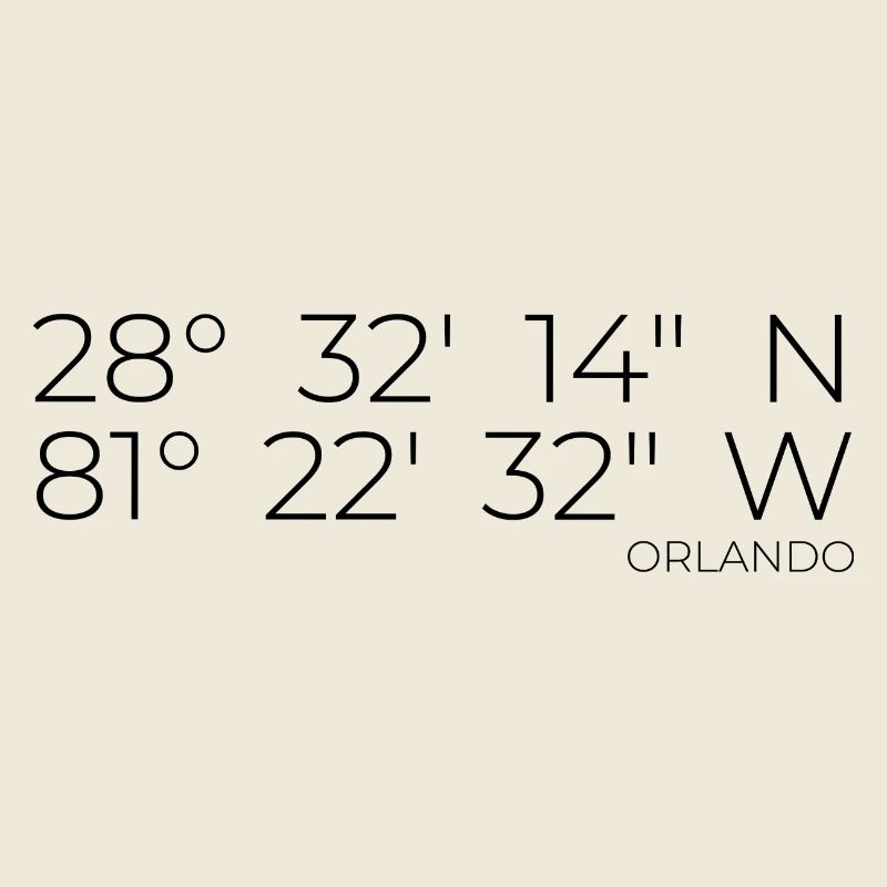Coordinates Orlando Florida