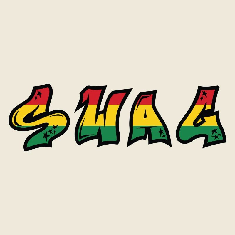 SWAG Rastafari Graffiti Font