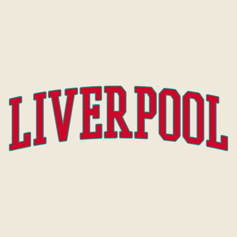 Liverpool Varsity Lettering Design