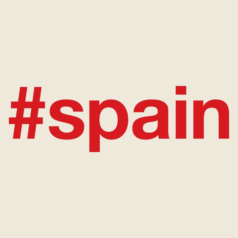 SPAIN Hashtag Spanien