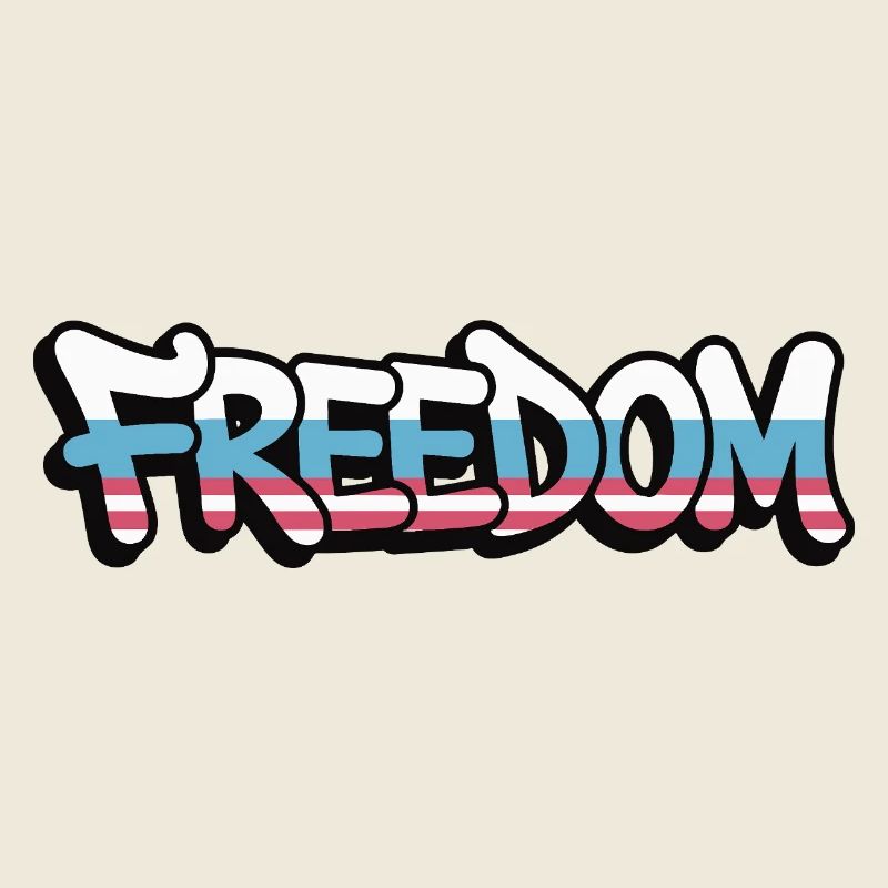Freedom Typography Statement Design