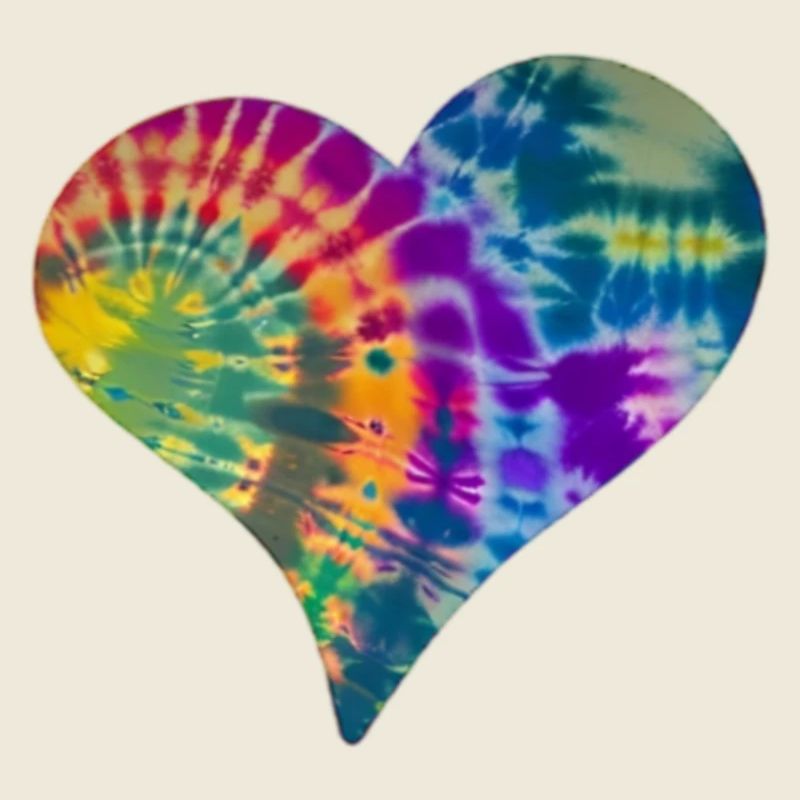 Tie Dye Heart