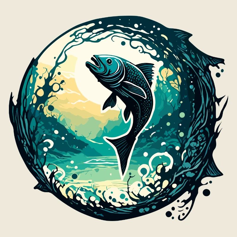 Pêcheur Siluette / Pêche / Poissons / Lac / Sport