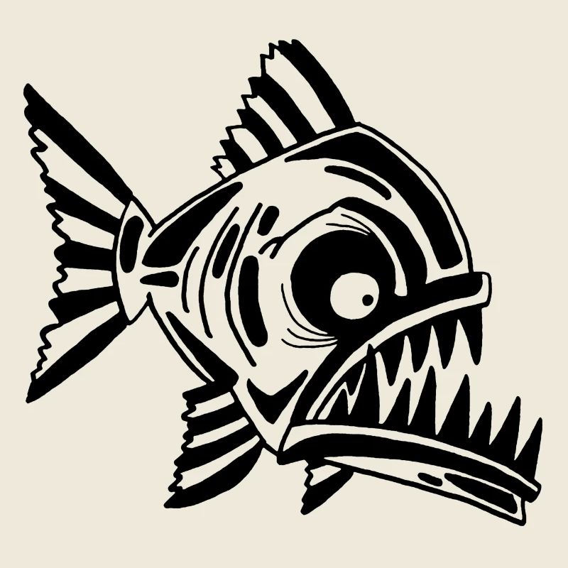 Poisson noir carnivore