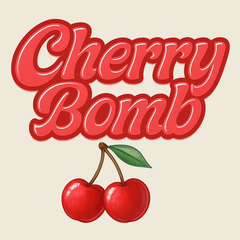 bombe cerise / design Y2K