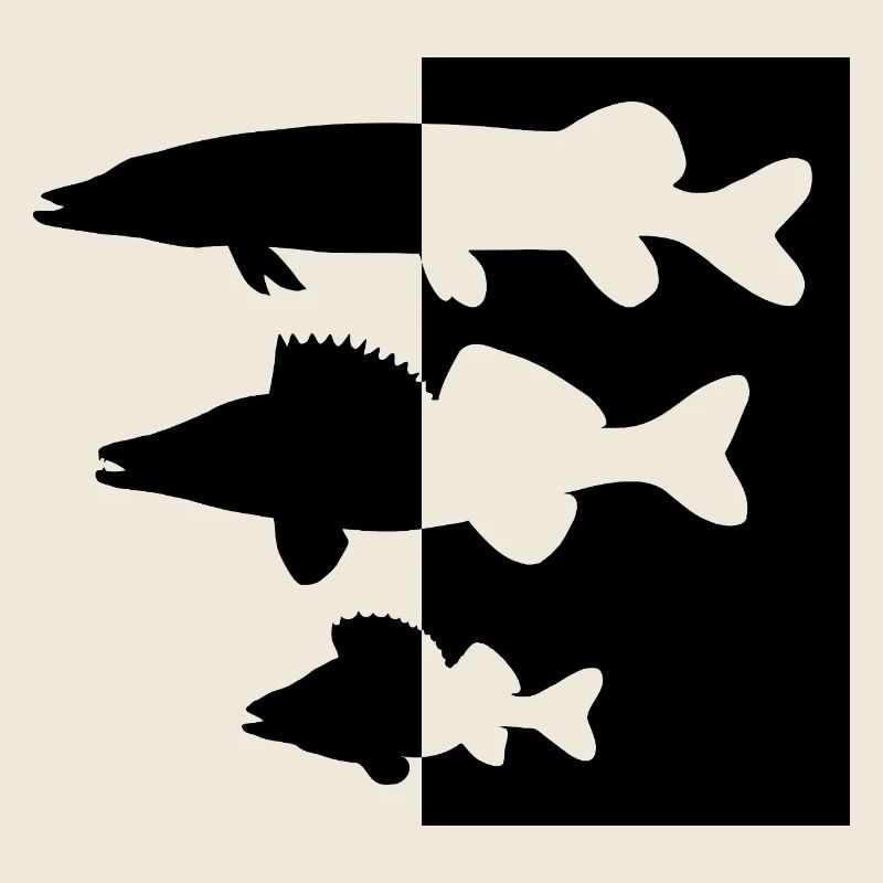 Pike and zander perch