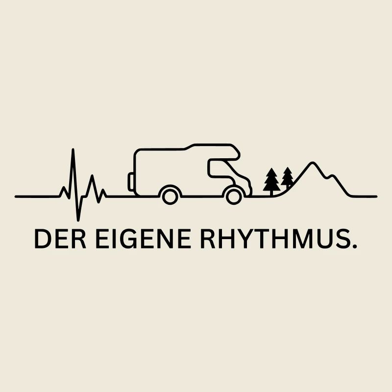 DER EIGENE RHYTHMUS.  (EKG - Farbe anpassbar)