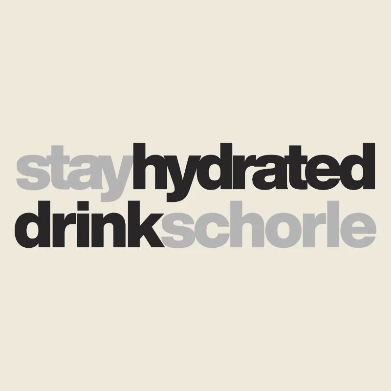 Restez hydraté - buvez du spritzer