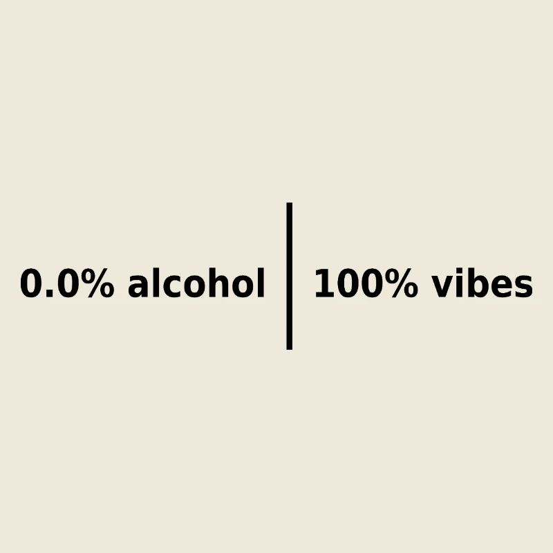 0.0% Alcohol | 100% Vibes