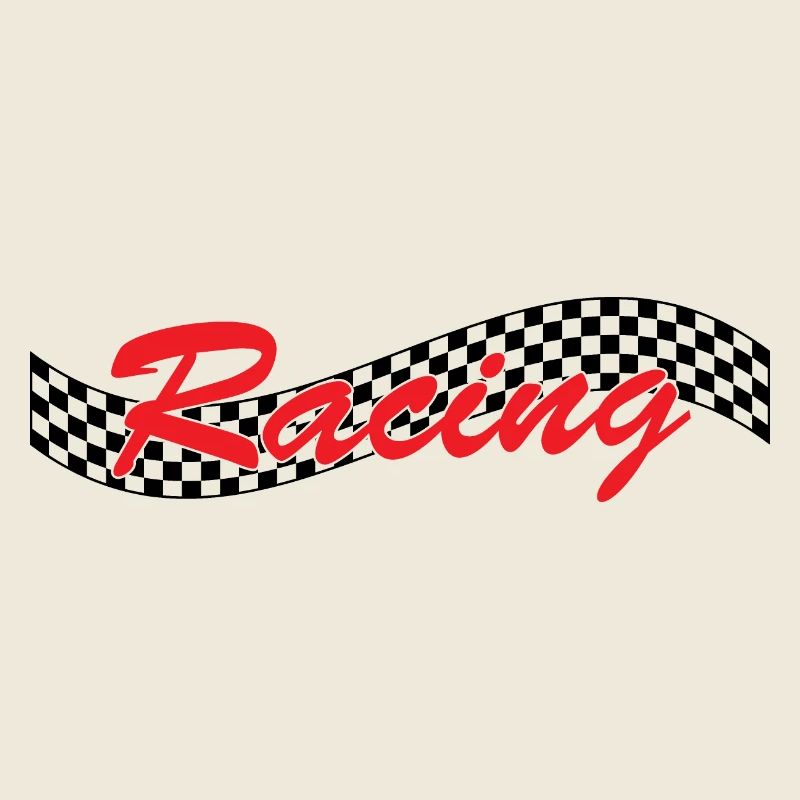 Racing Checked Flag - Car Auto Bike Race
