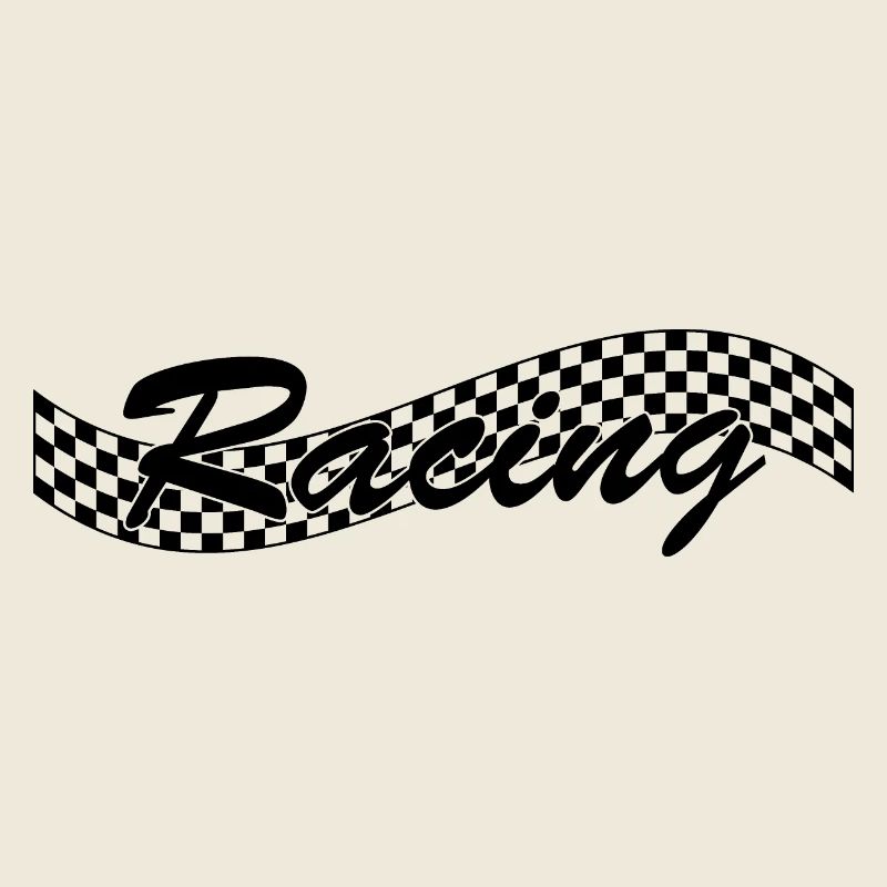 Racing Checked Flag - Car Auto Bike Race