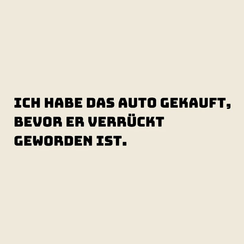 Lustiger E-Auto Aufkleber