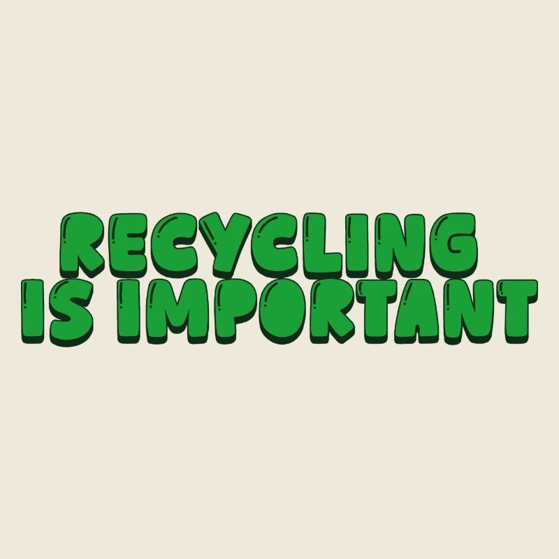 Le recyclage est important