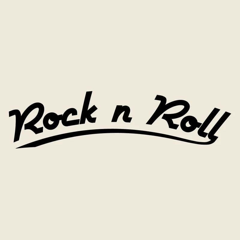 rock n roll design retro vintage style