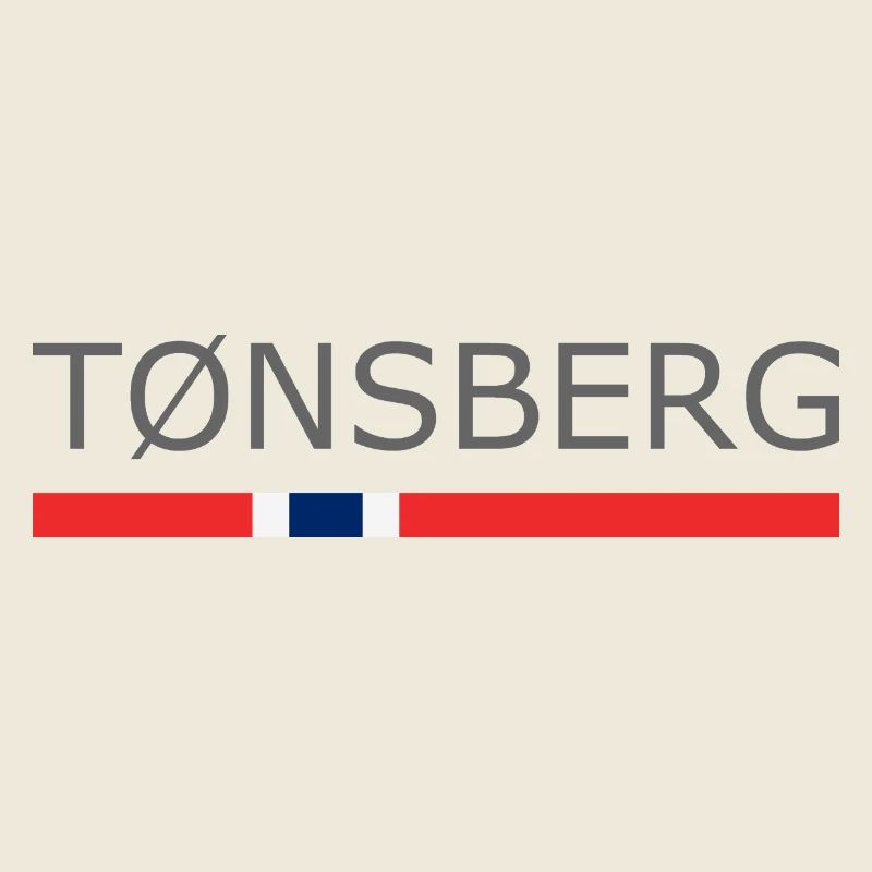 Drapeau de la Norvège - Tonsberg - Norge - Norwegen