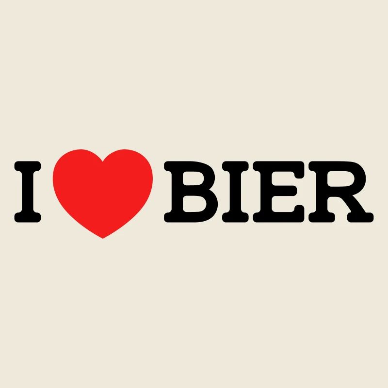 I love Bier (Farben änderbar)