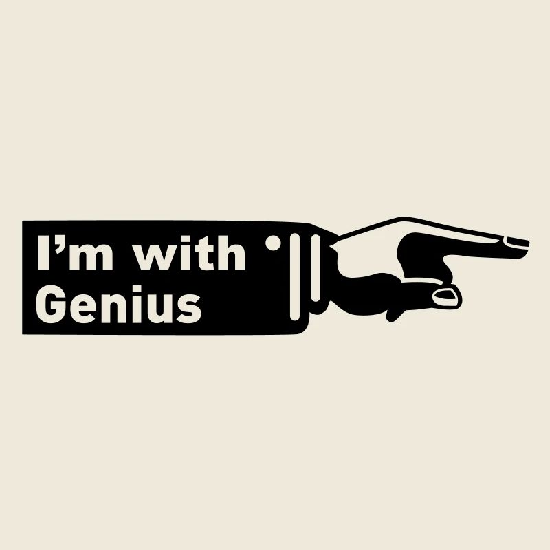 Im with Genius humour geek