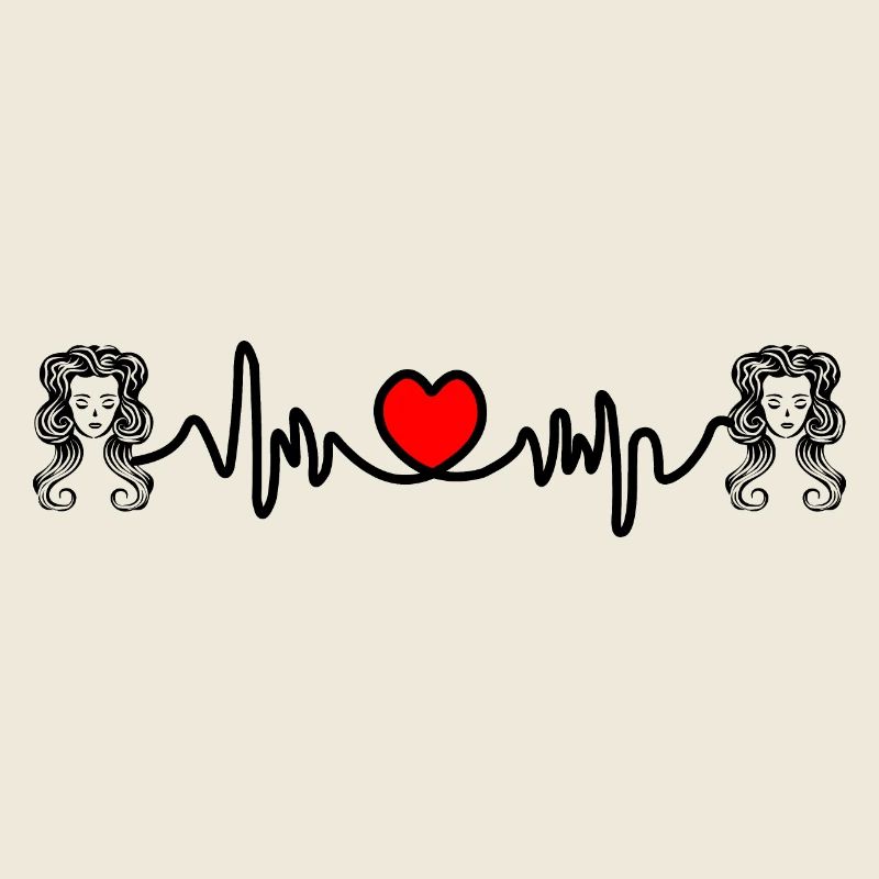 Fréquence cardiaque cardio Vierge Vierge