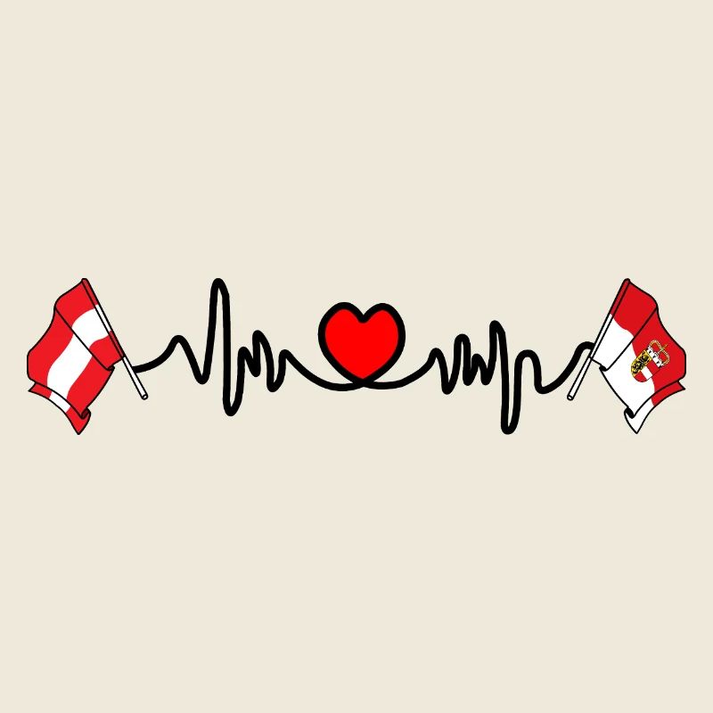 Salzburger Flaggenherzschlag
