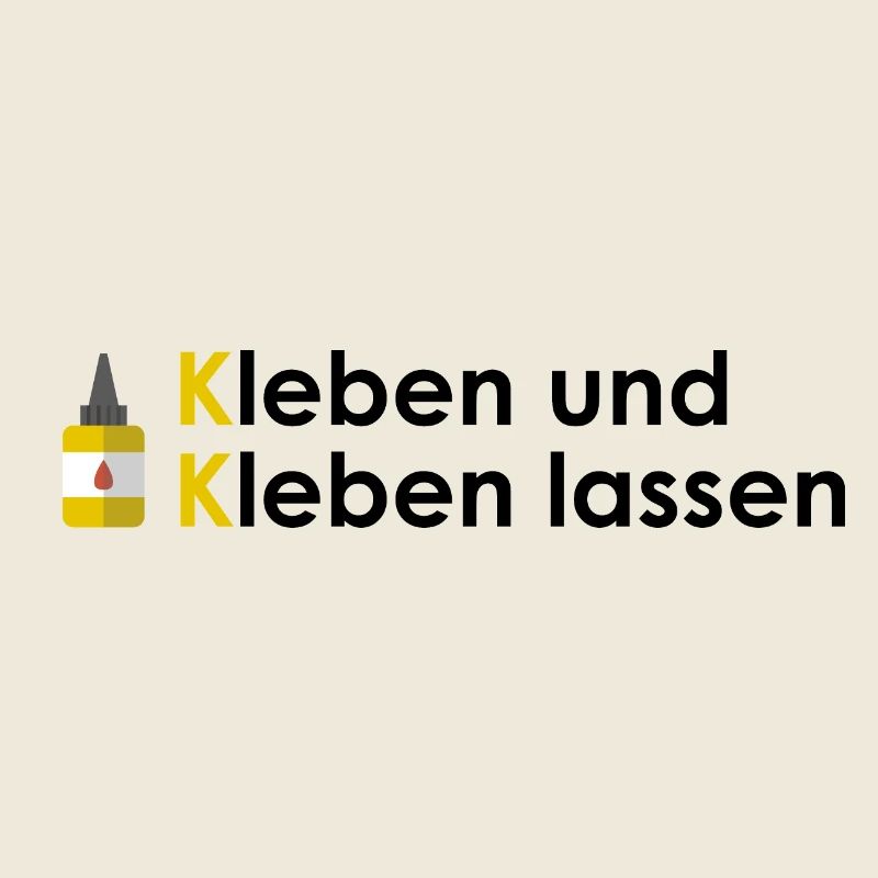 Kleben und Kleben lassen