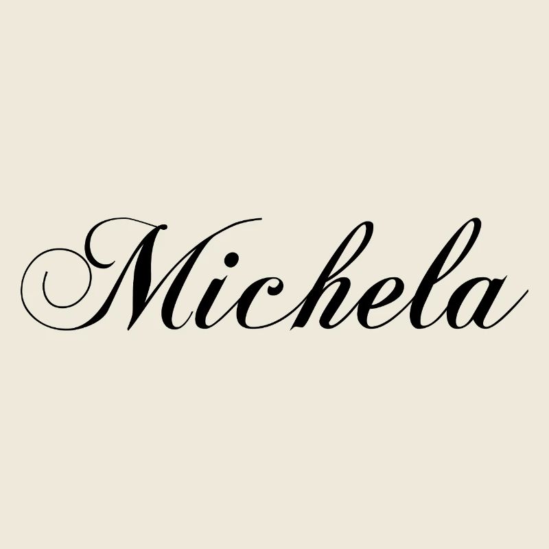 Michela - Your name on accessories and clothing
