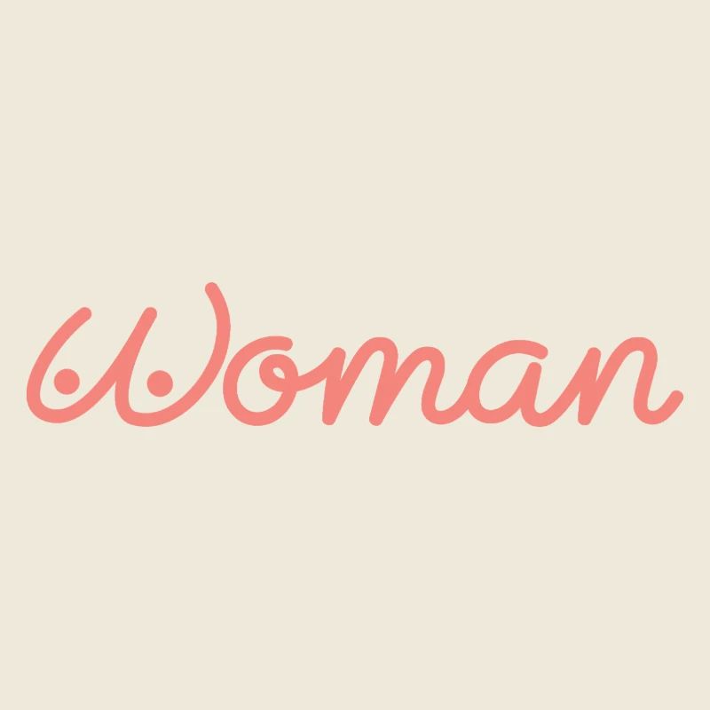 Typographie féminine Design de la positivité corporelle féministe