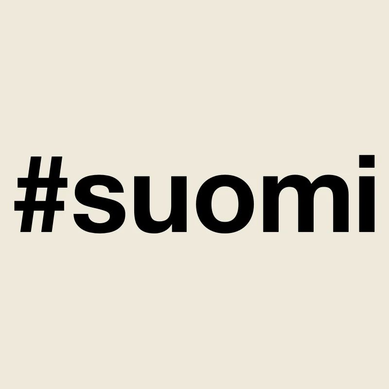 SUOMI Finlande Hashtag Finlande