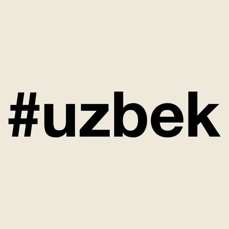 OUZBEK Hashtag Je suis Ouzbek Ouzbékistan