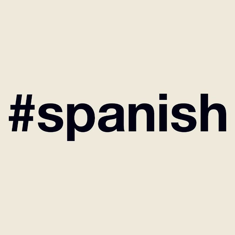 SPANISH Hashtag Spanisch