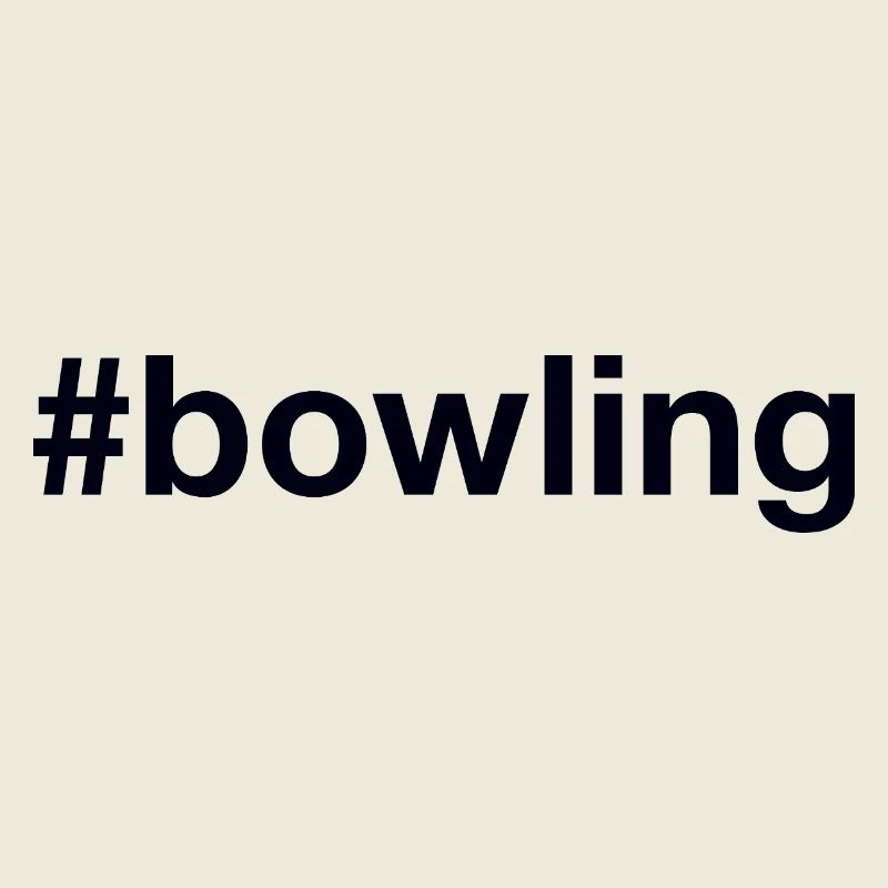 Bowling kegeln Hashtag
