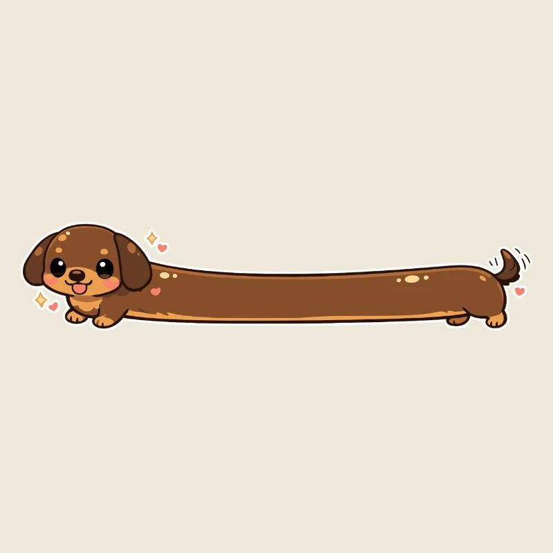 Long dachshund cute