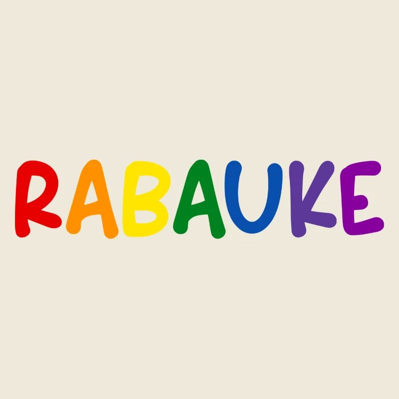Rabauke Bunte Buchstaben Regenbogen
