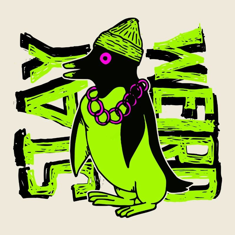 Restez étrange pingouin gangster
