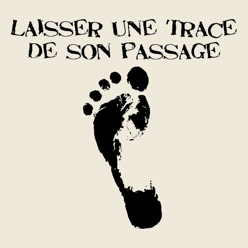 Empreinte de pied noir